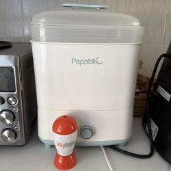 Papablic Baby Bottle Sterilizer and Dryer Pro & Baby Shusher - used great condition