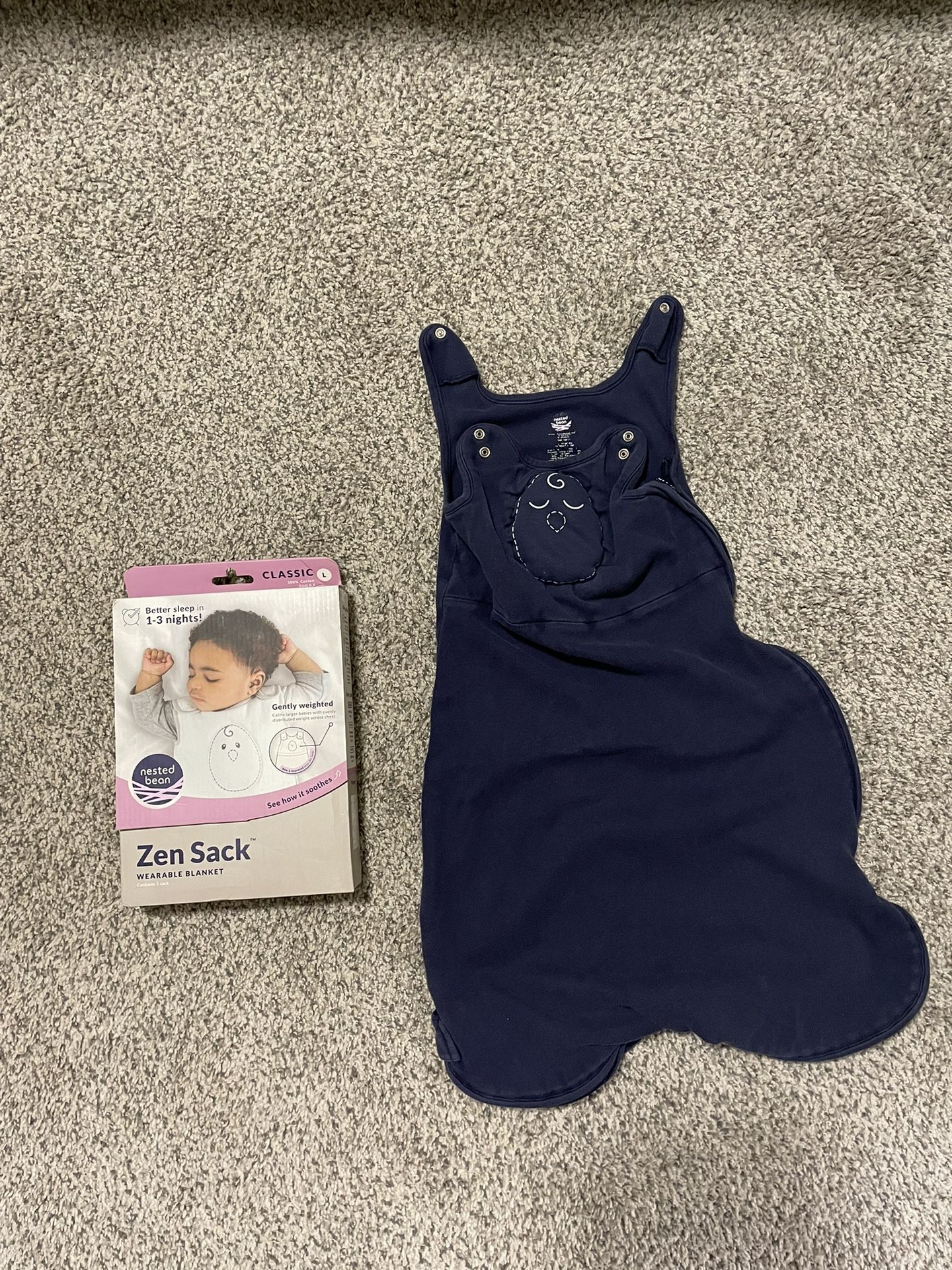 2 Nested Bean Baby Sleep Sacks