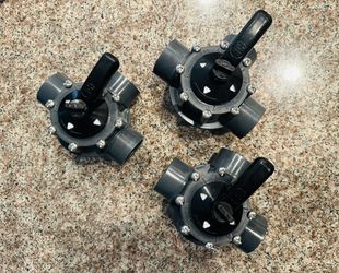 Hayward 3 Way Diverter Ball Valve T Tee PVC 1.5” 1 1/2 Inch Pool Spas 