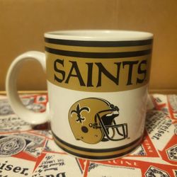 Vintage 1999 New Orleans Saints coffee mug 