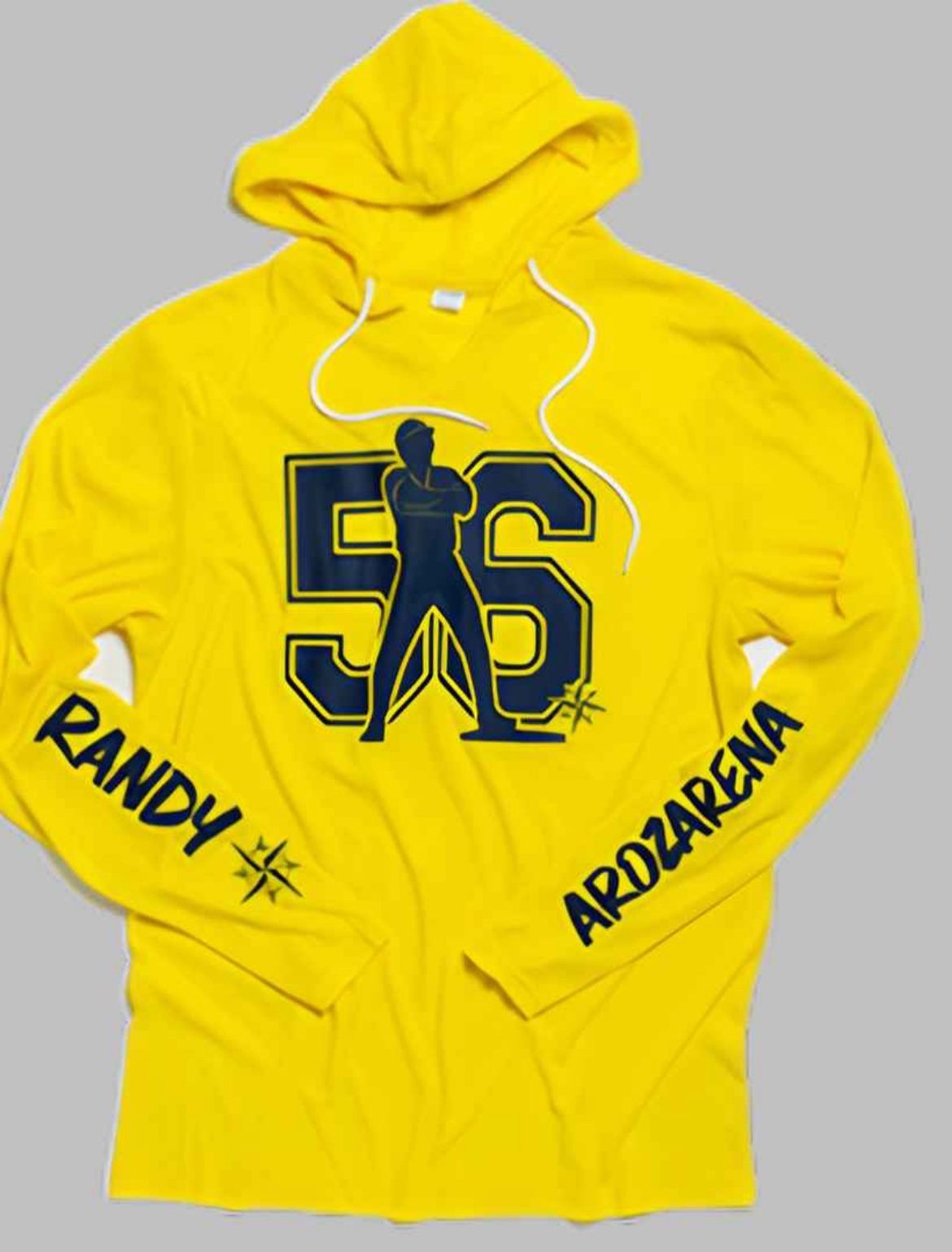 2025 Mariners Randy Arozarena Crossed-Arm Hoodie Size XL. Brand New