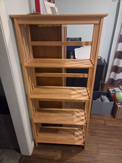 Wooden Book Shelf