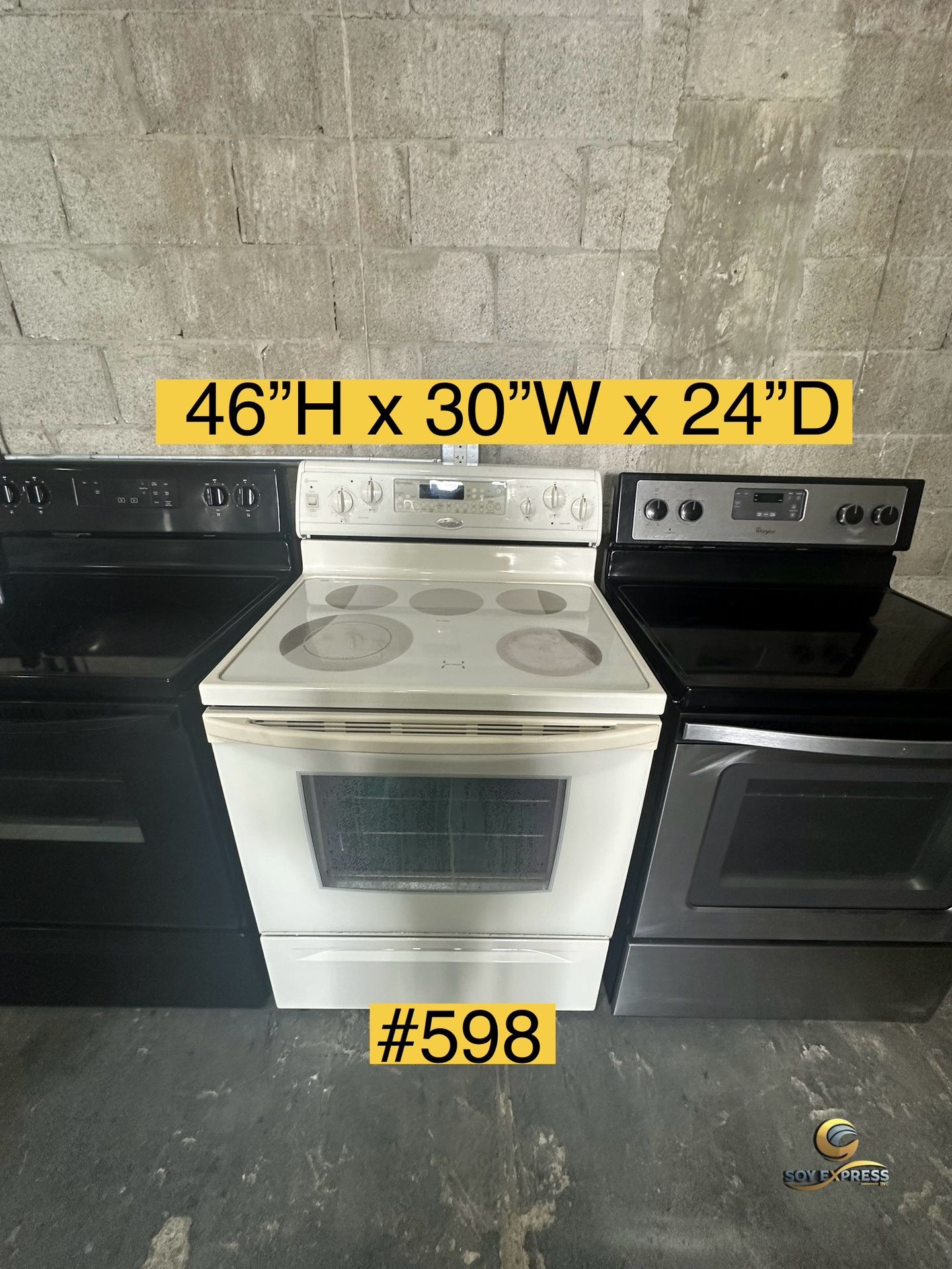 Whirlpool Stove Electric (#598)