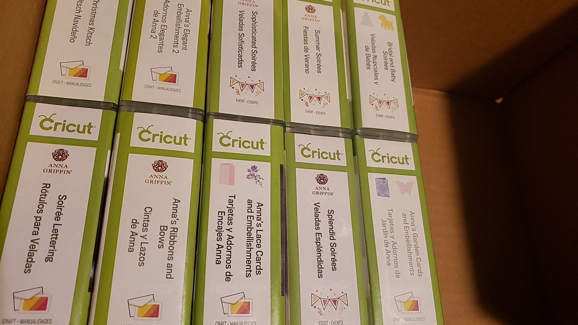 Assorted Cricut Cartridges