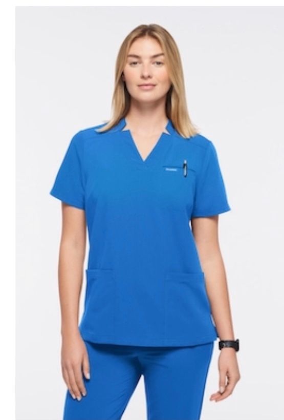 New Women Jaanuu Scrubs Set Royal Blue Size Small 
