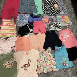 Girl Toddler Lot/ Bundle Clothes- 23 Pcs 4T Carter's Disney Baby Gap..