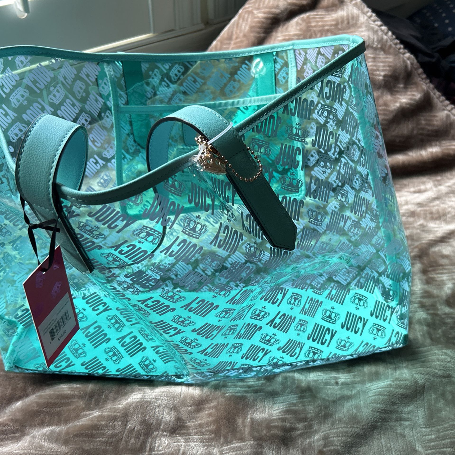Juicy Couture Clear Beach Bag / Tote
