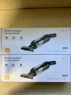 Wireless handheld vacuum cleaner.