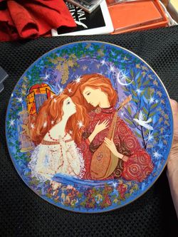 Romantic Loves- Romeo and  Juliet. Plate #3696 signed_