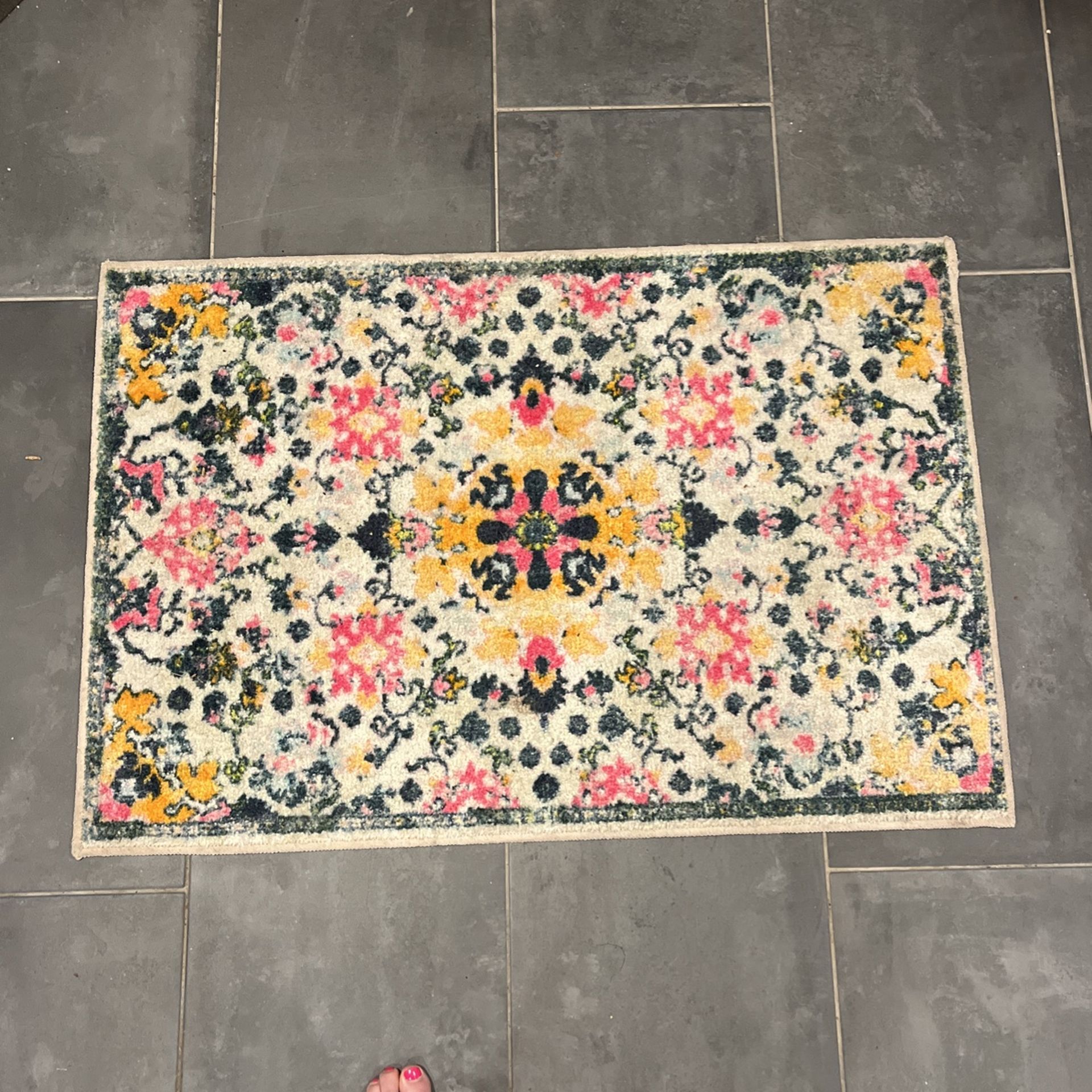 Lovely Pastel Rug/Mat!