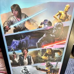 Star Wars Picture With Frame
