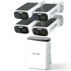 Autel Solar Security Cameras Wireless Outdoor, 2K Color Night Vision, Solar Powered, Expandable Local Storage, No Monthly Fee,AI Cameras for Home Secu