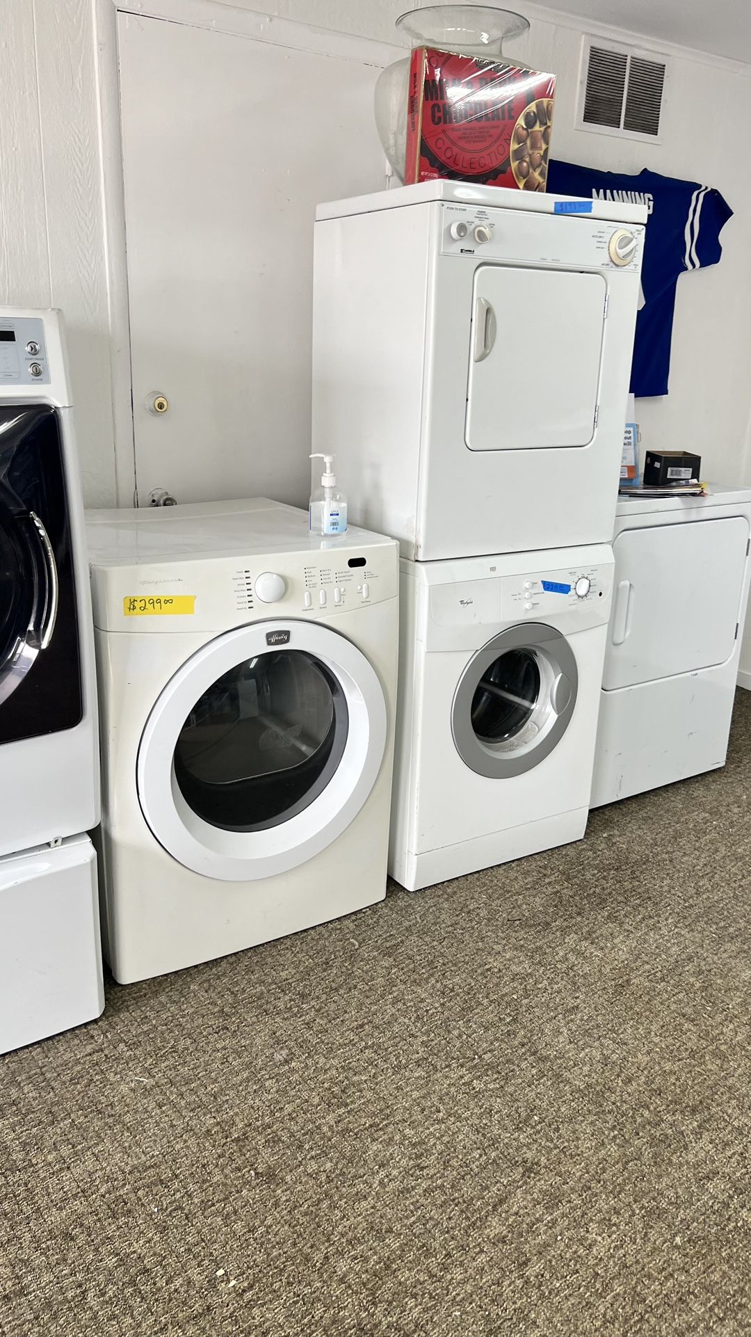 Stackable Washer Dryer Discount Sale $59 Down