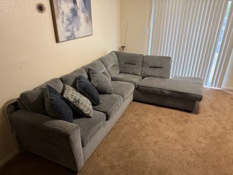 Blue couch