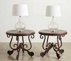 Two Round end table, side table