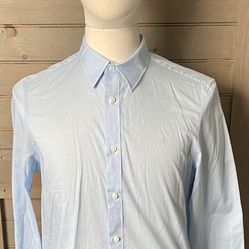 NWT Calvin Klein Men's Cornflower Blue Button Down (Medium)