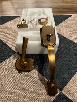 No Lock Handleset Entry Way Door Handle