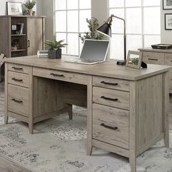 Executive Desk Collection Includes Desk, Bookcas, File cabinet