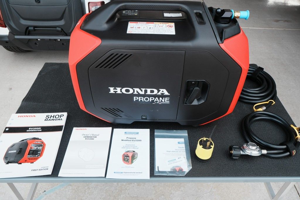 Honda 3200i Fuel Injected Genconnex Propane Conversion (Aprox 50hrs Total Run Time)