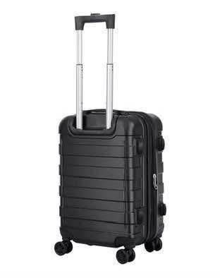 New Hardside Expandable Suitcase Lightweight Travel Luggage with Double Spinner Wheels, 21” black