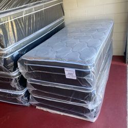 Twin Size Mattress Pillow Top 14” Inches Thick ✨New From Factory Excellent Comfort Also Available: Full, Queen And King Same Day Delivery 🚚