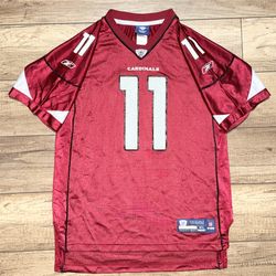 Larry Fitzgerald Arizona Cardinals Reebok NFL Equipment On Field Jersey Youth XL
