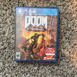 Doom Eternal PS4 – Fast-Paced Action, Great Condition!