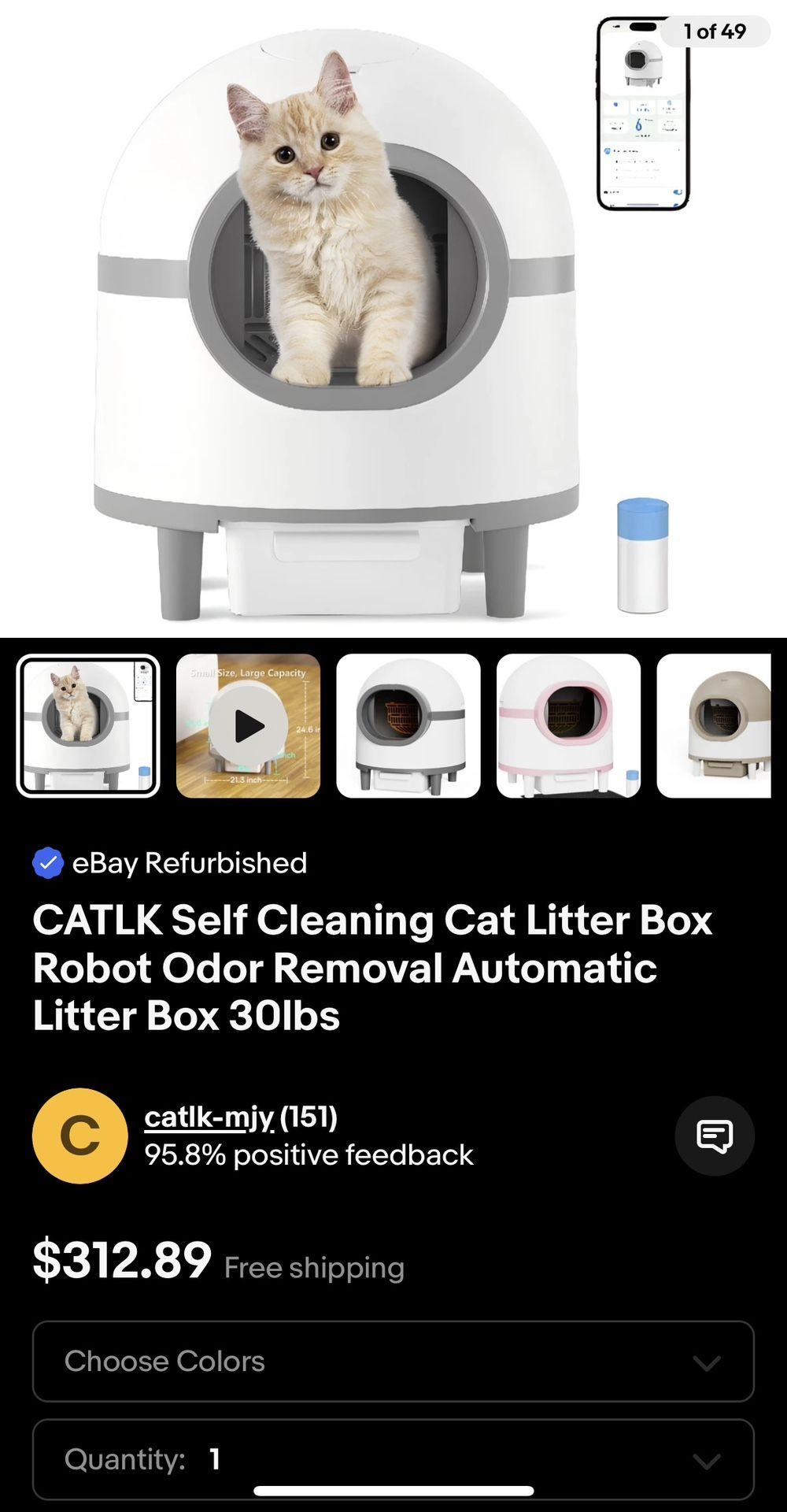 Litter Robot Cat Litter Box Litter Robot HOOBRO Cat Enclosure