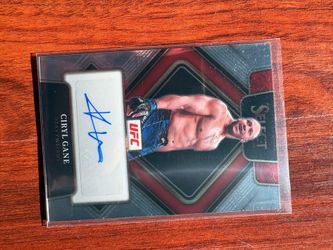 Ciryl Gane autograph ufc card