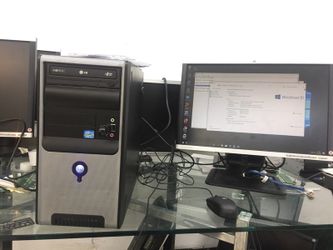 Desktop i3 3rd Gen 4gb 500gb win 10 22" screen