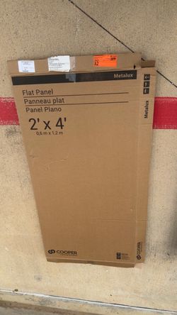 Metalux 2x4 Flat Panel Light Fixture