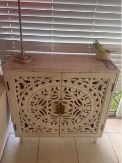 Wooden White Cabinet