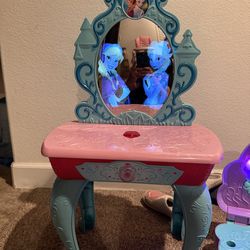 Light up frozen vanity $10 or free with a purchase