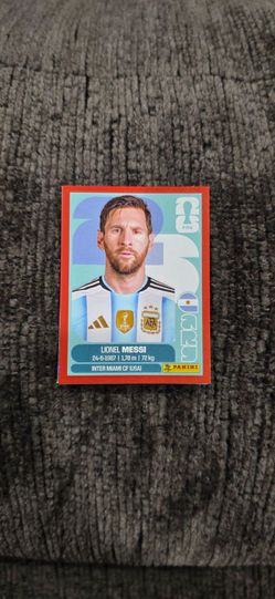 2026 Panini world cup sticker Messi red parallel