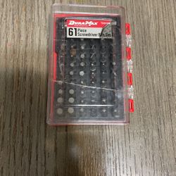 61 Piece Screwdriver Bits Set: Dura Max