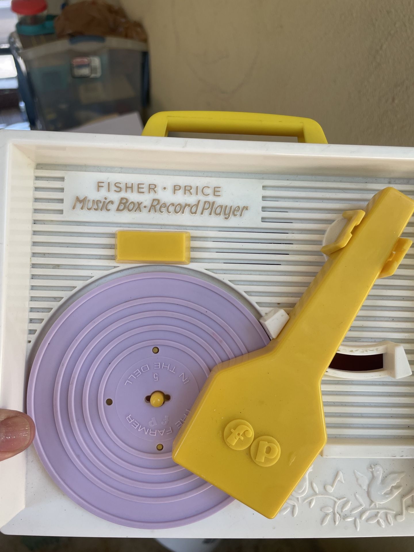 Fisher Price Record Player/Records