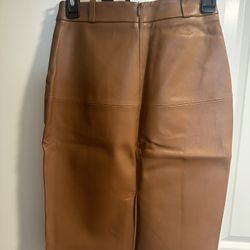 Vegan Leather Skirt