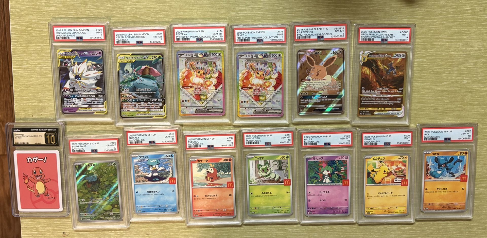 Pokemon Slabs New Grade