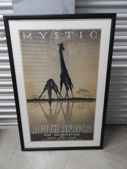 Framed Fine Art Africa 43"x28.75"