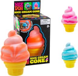 Schylling Needoh Nice Cream Cone - Sensory Squeeze Toy - Colors May Vary
