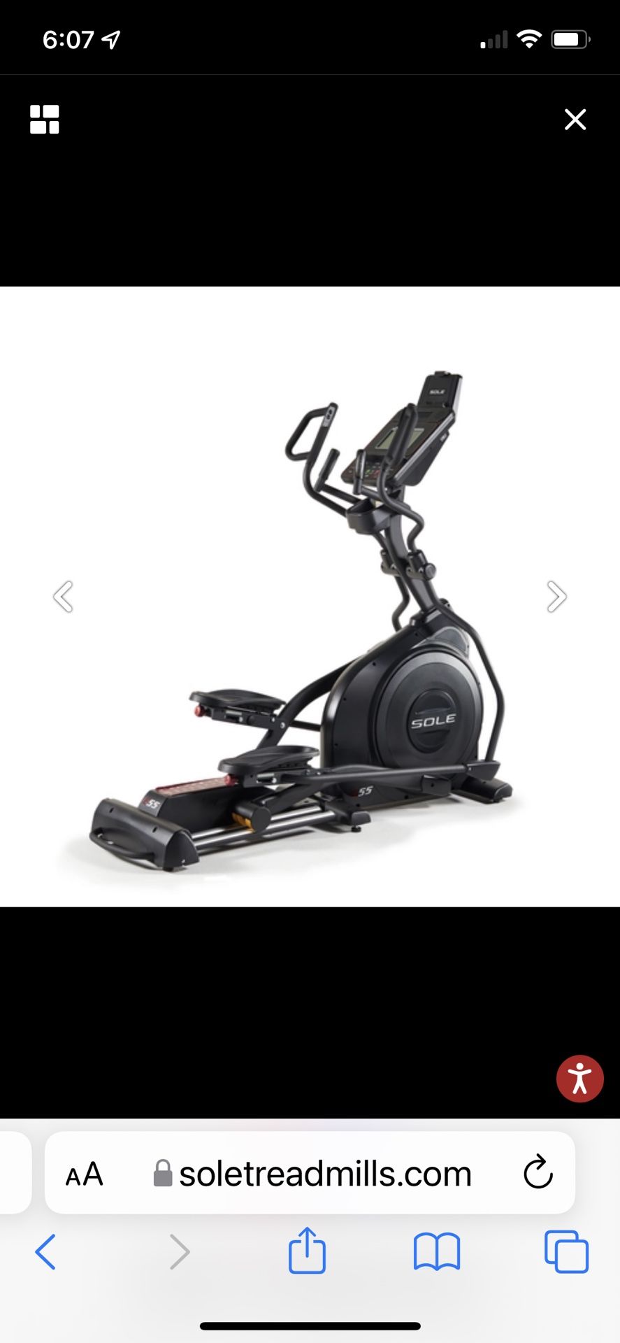 Sole E55 Eliptical for Sale in Bellevue, WA OfferUp