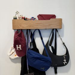 Entryway Floating Shelf Rack