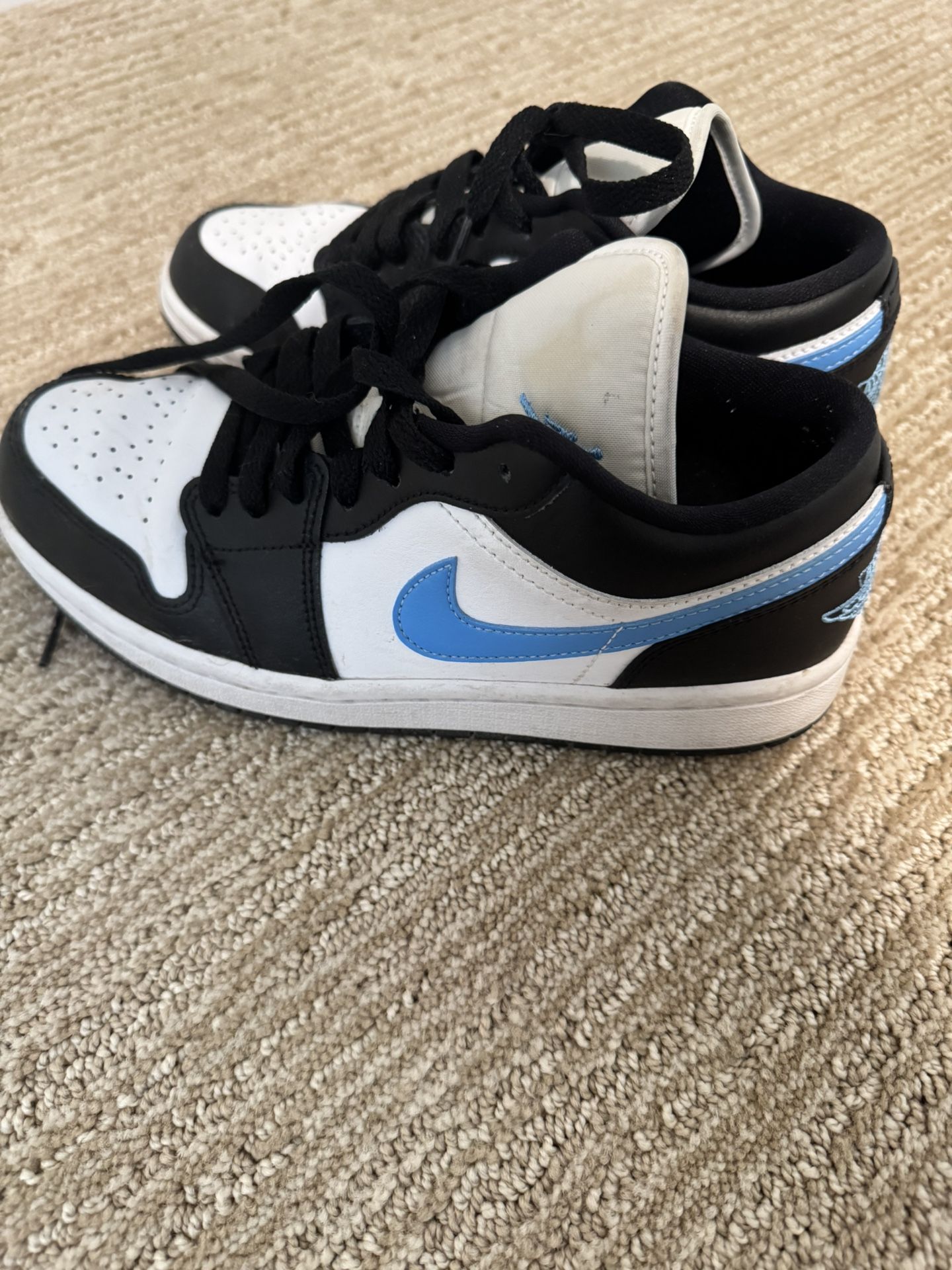 Jordan Low With Blue Swish