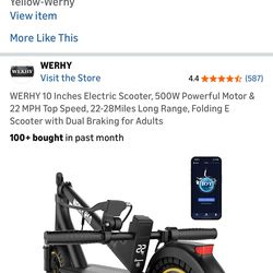 Electric Scooter 22MPH