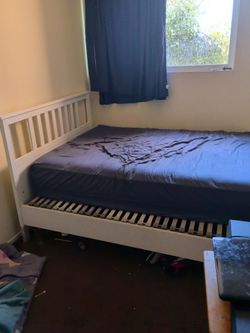 Queen size bed and frame