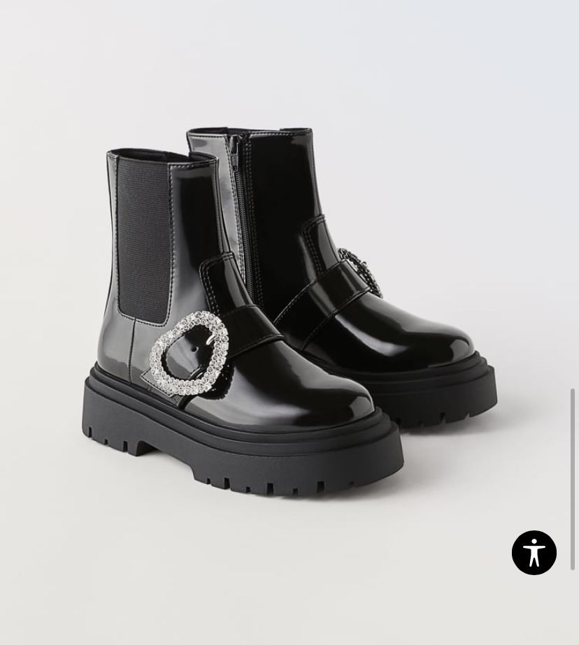 Zara Kids ankle boots. Youth 5