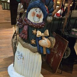 Snow Man Decor