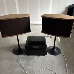 Bose 901 Series VI Speakers with Equalizer and Yamaha Receiver