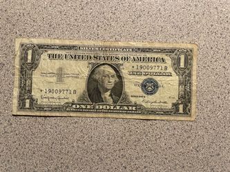 1957 B $1 Silver Certificate Star Note