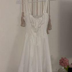 white dress